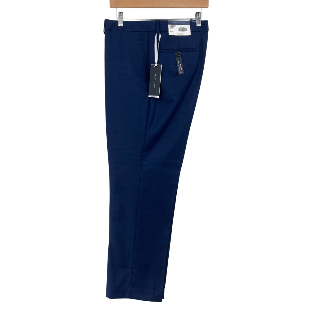 Tommy Hilfiger 44W x 30L Navy Blue Modern Fit Stretch Suit Pants NWT